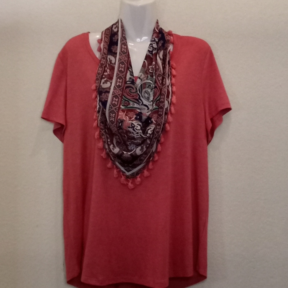 World Unity Knit Top With Matching Scarf - image 3